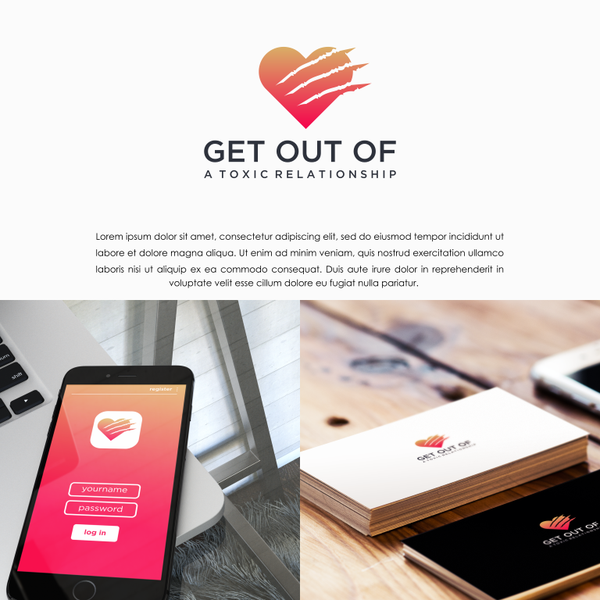 Logo for toxic relationship