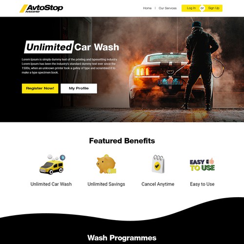 Car wash subscription Design by Dezine Crazy