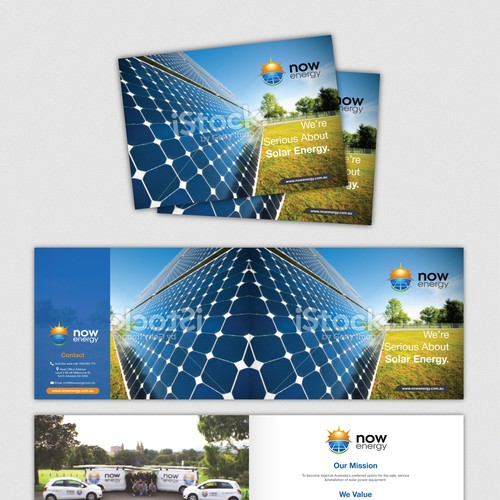 Now Energy Consumer Brochure Réalisé par Rochelledesign