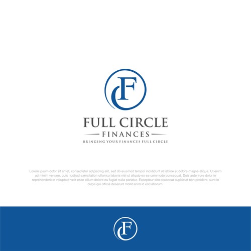 Simple but eye catching Full Circle logo for retirees Design by lrasyid88