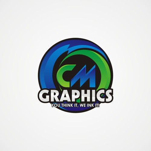 logo for CM Graphics Design réalisé par VectorPrint