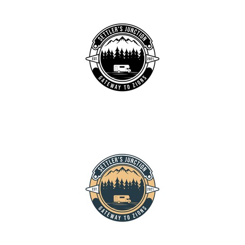 Logo Design for Settler's Junction RV Resort Design by Mad Genius