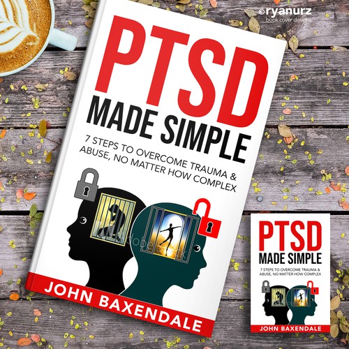 We need a powerful standout PTSD book cover Réalisé par ryanurz