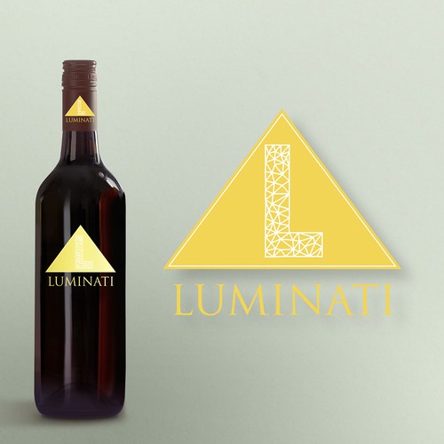 champagne logo design - Lumimati Design by Meterlan