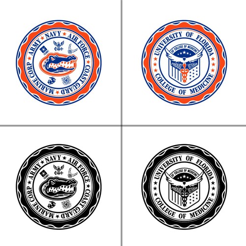 University of Florida Veterans Day Coin Contest Design by Hossam zakria