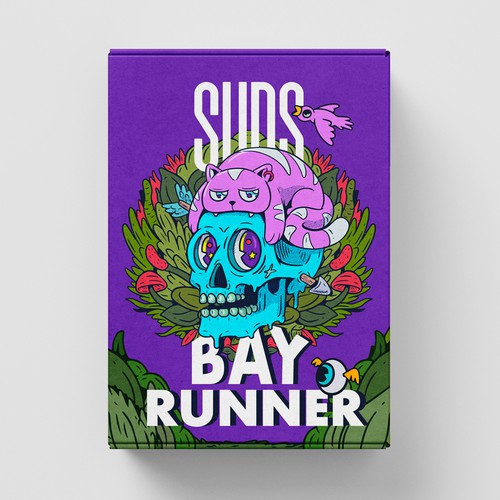 SUDS™ Bar Soap Packaging with Custom Illustrations - 5 Box Series Design by Kate Design ❤️