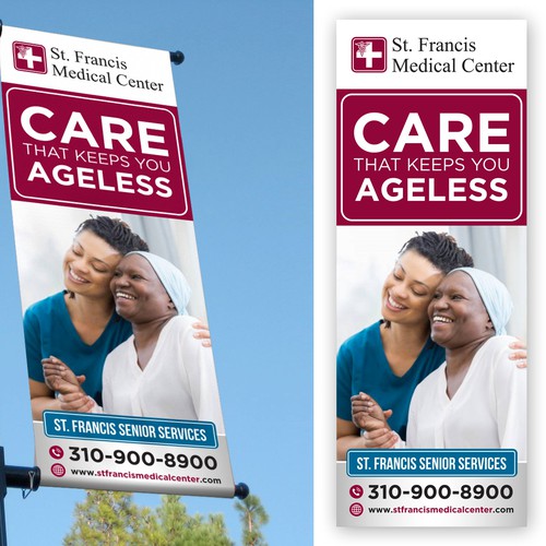 Design a banner that attracts older adults & families to use our specialized senior care & services Design von icon89GraPhicDeSign