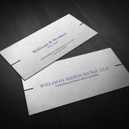 Create the next business card for WELDON  RESOURCES, LLC Design by Roberth C.