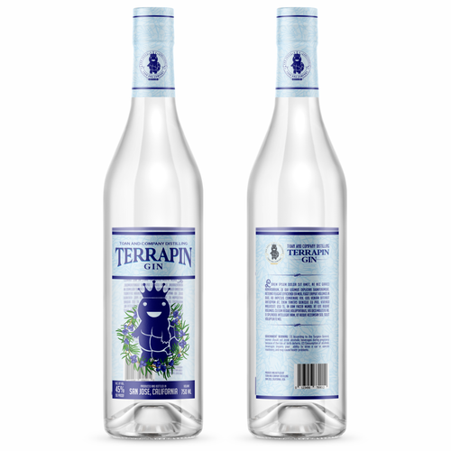 Gin Bottle Label Design von FXSammy