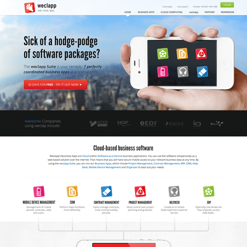Web page design contest entry by Razi K