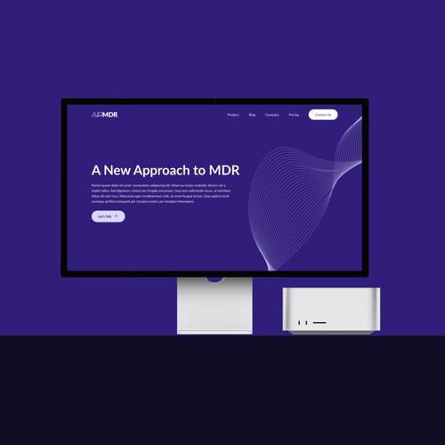 Bold Elegant Tech Website Homepage Design by MangcodingStudio