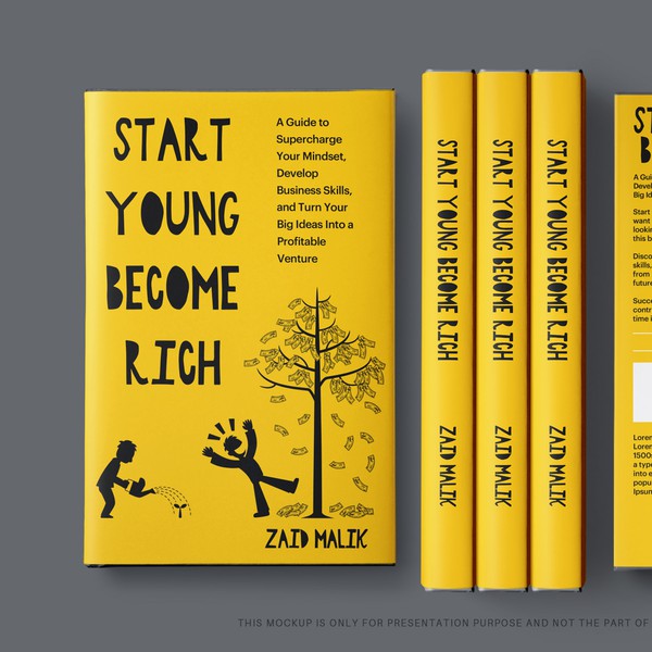 Design by ~99~ titled "START YOUNG BECOME RICH"