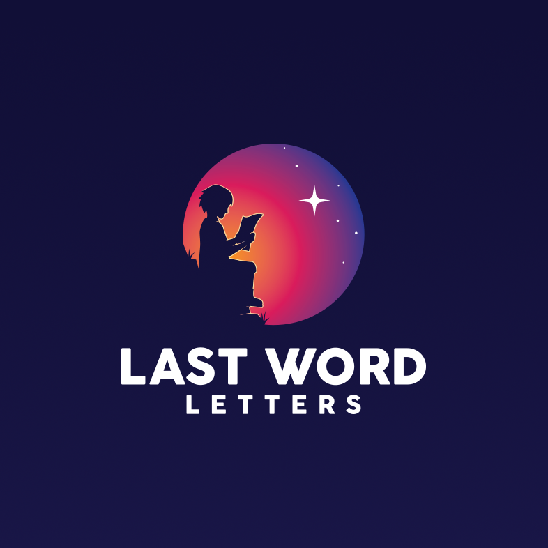 Letter logo with the title 'Last Word Letters'