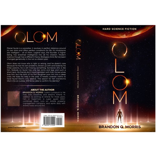 Cover for Science Fiction Book Diseño de HRM_GRAPHICS
