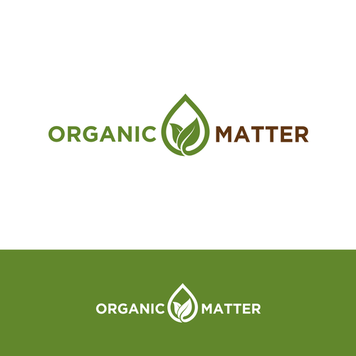 Design an organic fertilizer logo for OrganicMatters fertilizer pellets ...