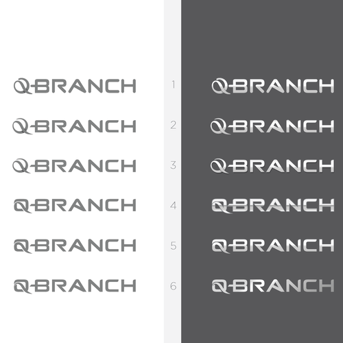 Q-Branch needs a stylish and clever logo Ontwerp door Lady Rock