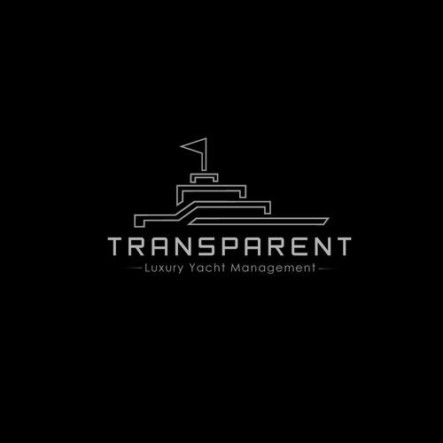 logo for TRANSPARENT Luxury Yacht Management Design by stolb