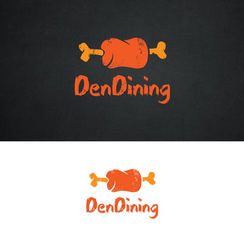 A compelling brand focal point logo for DenDining, paleo meal delivery company Design by RONPX Studio