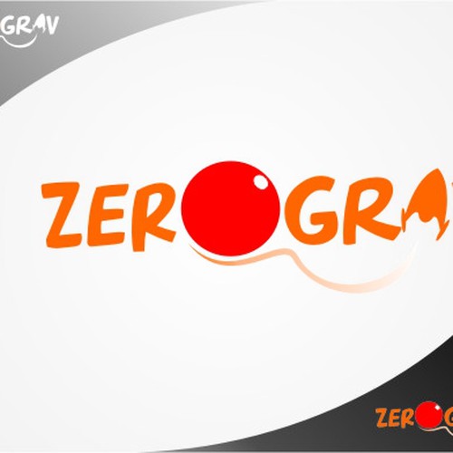 Nice, friendly logo for Zero Grav Design réalisé par etev12