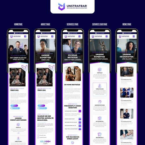Web page design contest entry by Webenix Solutions