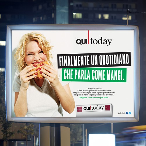 Campagna di comunicazione per un nuovo quotidiano, contest della categoria  Altri design per attività commerciale e pubblicitaria