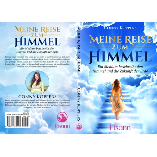 Cover for spiritual book My Journey to Heaven Design por Bigpoints