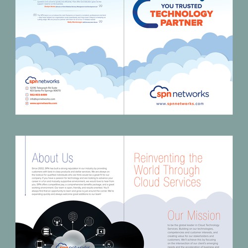 Technology Provider - Company Booklet Brochure Design by Create4Design