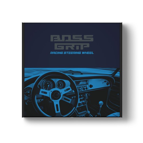 Steering wheel packaging Design by stuart-digital&print