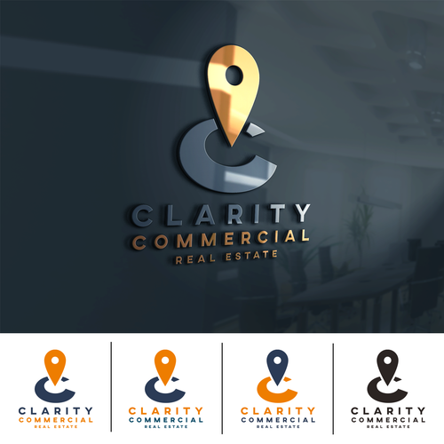 Logo + Brand Guide for Clarity Commercial Real Estate Design by Stefano Pizzato