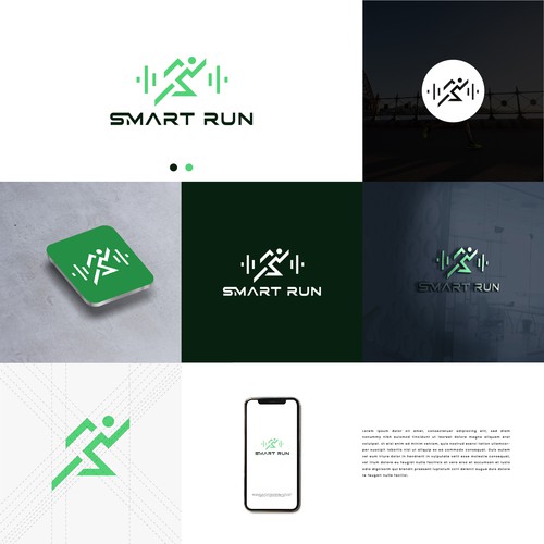 We need a powerful and exciting logo for our running app. Design réalisé par Brand Hero