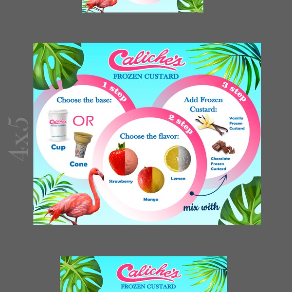 Dessert menu (additional list)