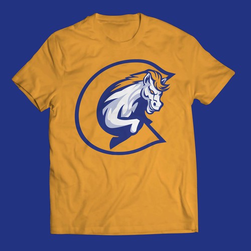 Wallace Middle School Colts Design by OITvector