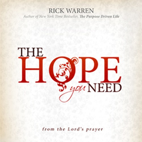 Design Rick Warren's New Book Cover Diseño de Skylar Hartman