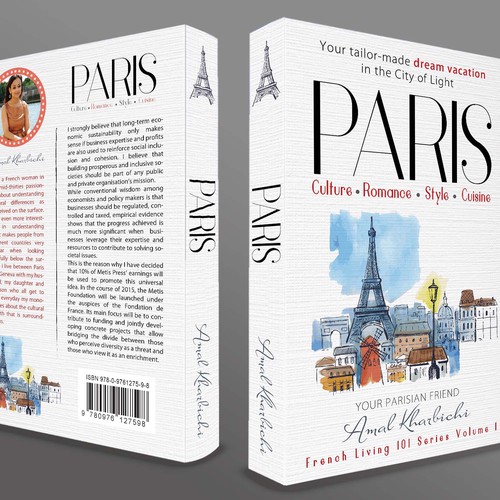 Design the cover of the next best-seller about Paris (France) Design by LilaM