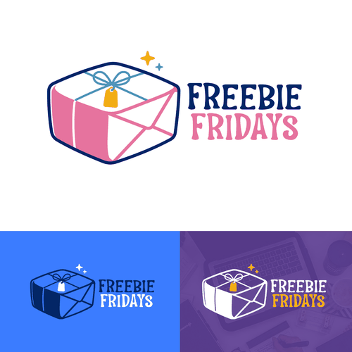 Freebie Fridays - Fun Modern Logo that grabs attention! :) Design réalisé par Adhee Pratama