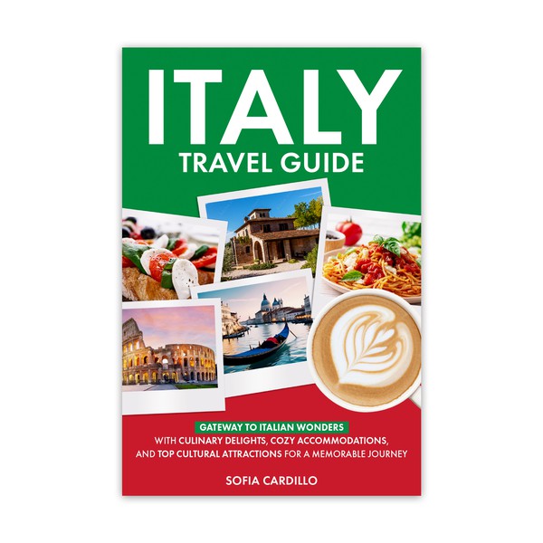 Design by laudes titled "Italy travel guide ebook cover"