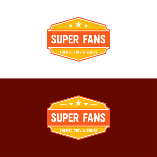 SUPER FANS Theme Trivia Series Logo Design by gedhang_goreng