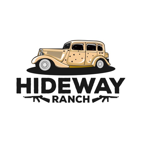 Bonnie and Clyde* Hideaway Ranch Logo/Brand design! Design by Fast Studio⚡