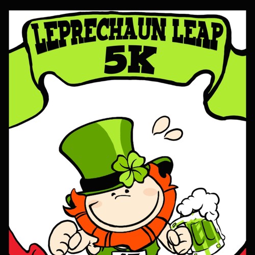 New design wanted for "St. Patty's Day 5k Leprechaun Leap" Diseño de devondad