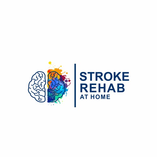 "Design a colorful logo for an online stroke rehabilitation brand" Design by analuna