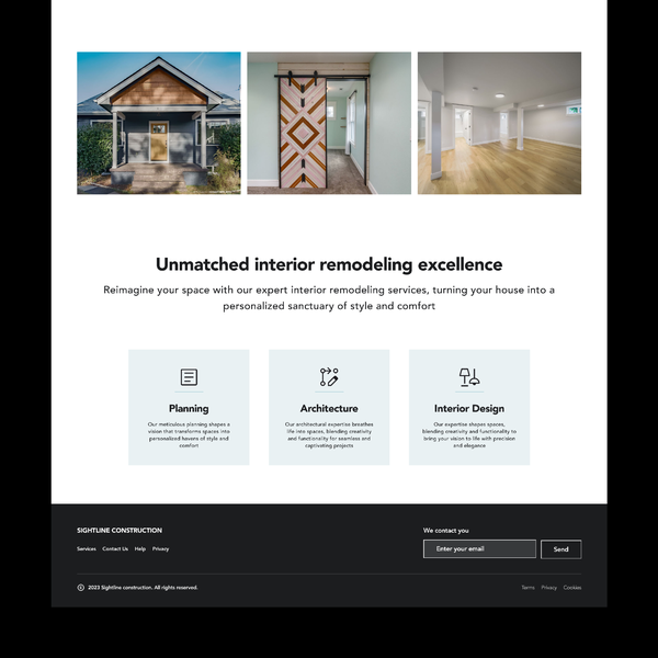 Design by Melui titled "Website"