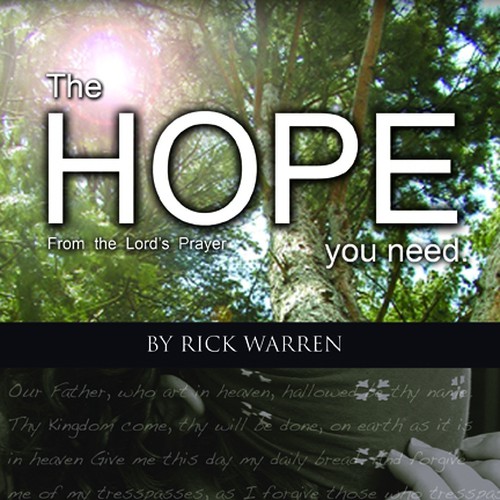 Design Rick Warren's New Book Cover Diseño de CynthiaD