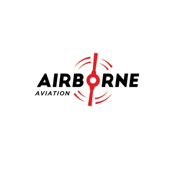 Design by Hetsam Studio titled "Airborne Logo"