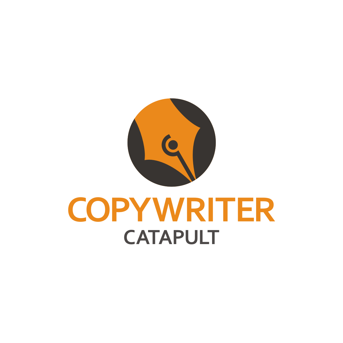 Copywriting logo with the title 'Design Logo for Copywriter Catapult - Where we launch your copywritingcareer '