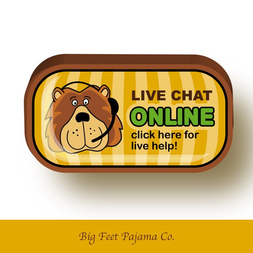 Design a "Live Chat" Button デザイン by GiorgiaDesign