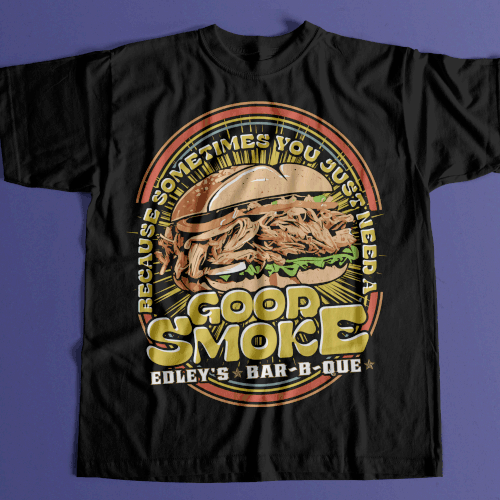 Good Smoke T-Shirt Design by Graphics Guru 87