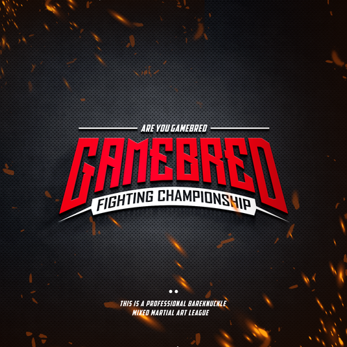 Modern fight organization, not looking for a GFC logo, want Gamebred FC or Gamebred Fighting Championship Design by Jaseng99