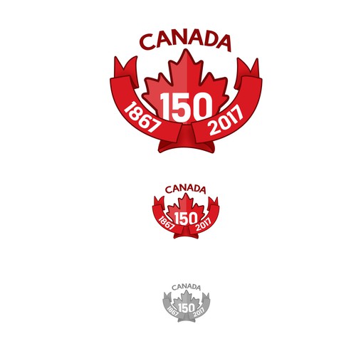 Community contest: Design Canada’s 150th birthday logo! Design by Creart.ar