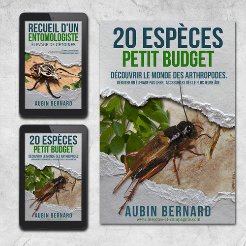 Designs | An e-book cover on insect rearing accessible for everyone ...