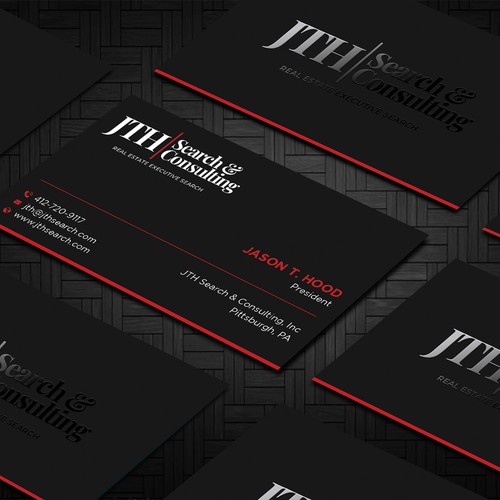 Business Card Design for Executive Search Firm Design by Taaiebah